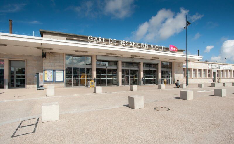 ЖД вокзал города Безансон во Франции