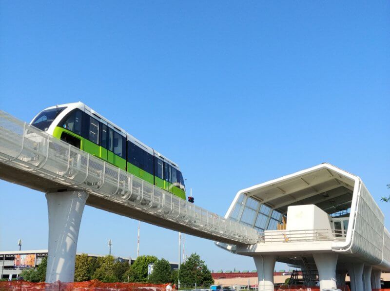 Монорельс Болоньи Marconi Express Монорельс Marconi Express