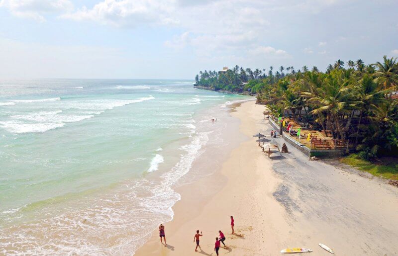 Kabalana Beach в Ахангаме, шри-Ланка