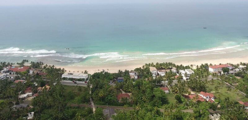 Ахангама, центральный пляж