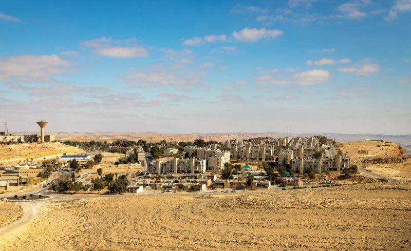 Город Мицпе-рамон в Израиле