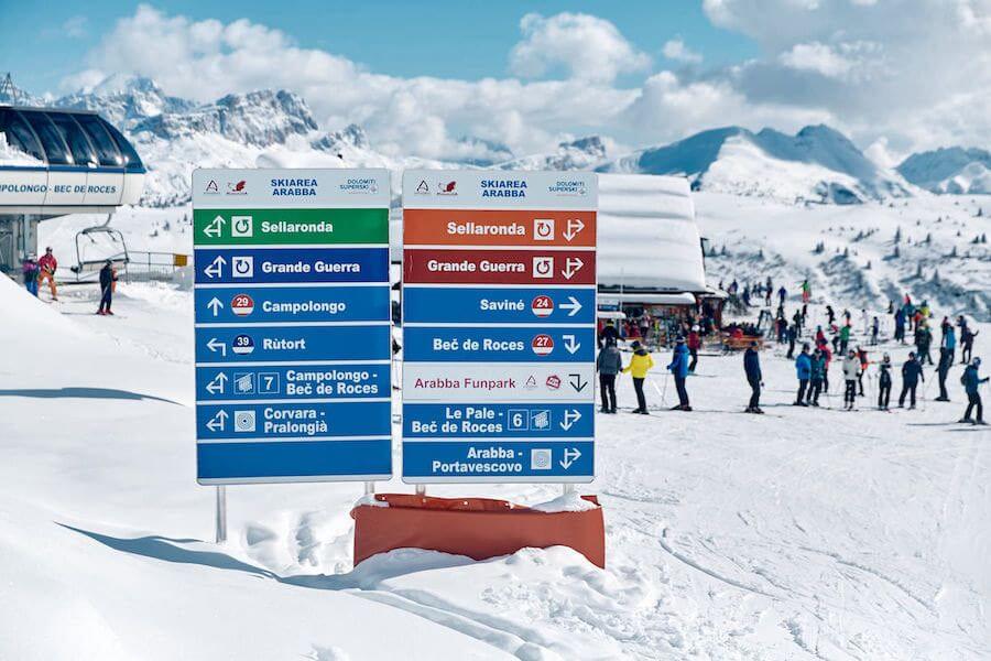 Сколько километров Селла Ронда в Арраба Указатели на маршруте Селла Ронда